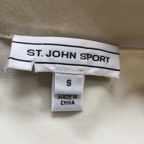 ST. JOHN SPORT ZIP FRONT EMBELLISHED JACKET SMALL - Picture 7 of 16